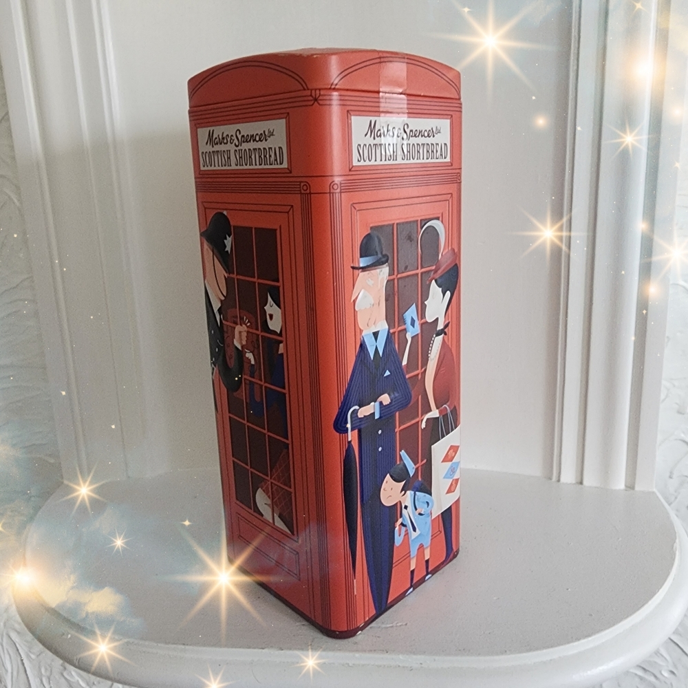 Marks and Spencer Scottish Shortbread Tin, British Phone Booth, London